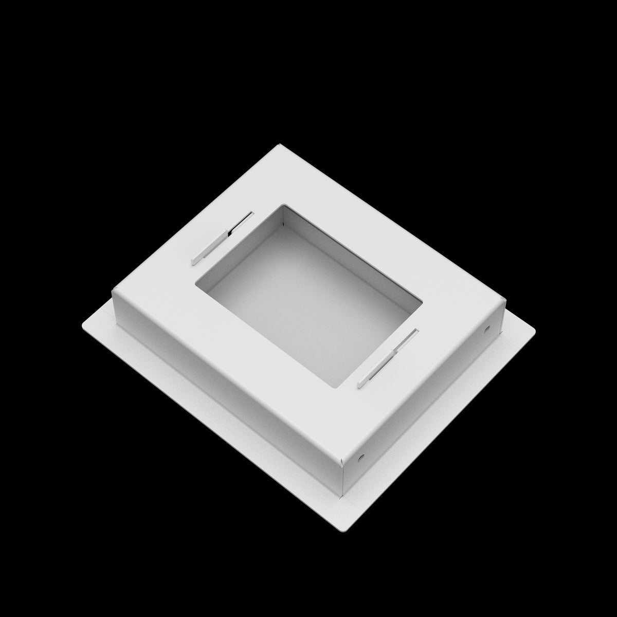 5x6 wall vent cover, back view