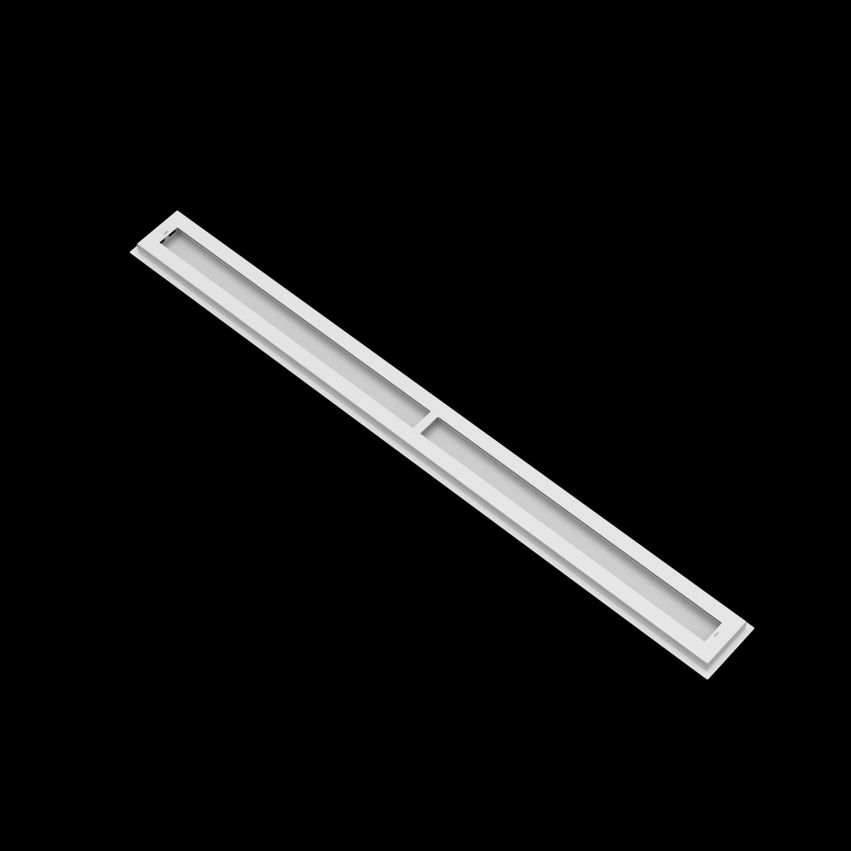 5x61 ceiling vent cover, back view