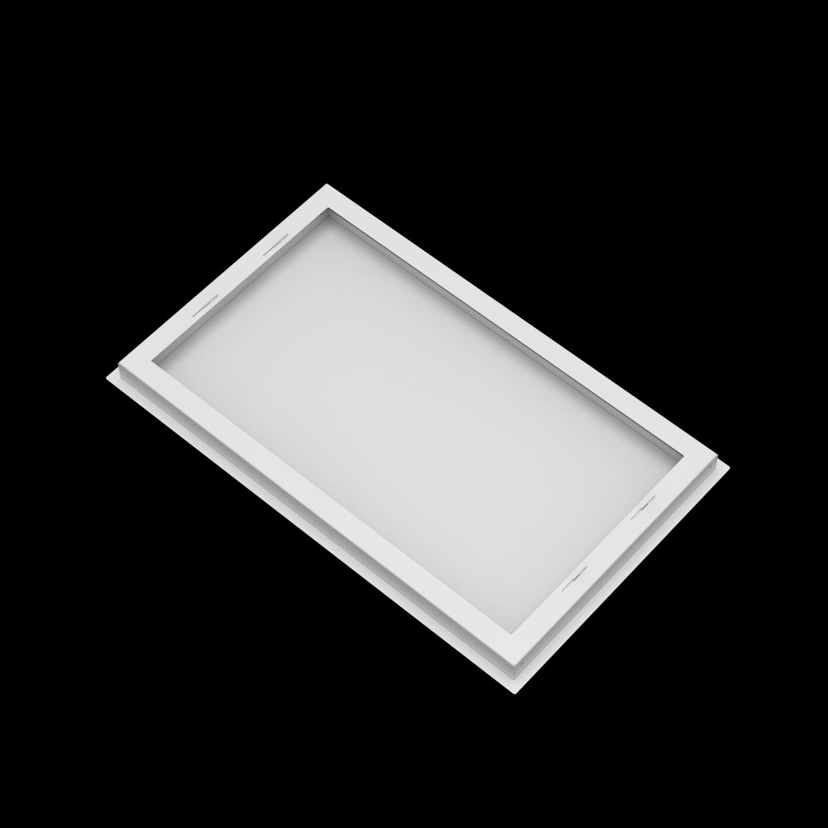15x25 wall vent cover, back view
