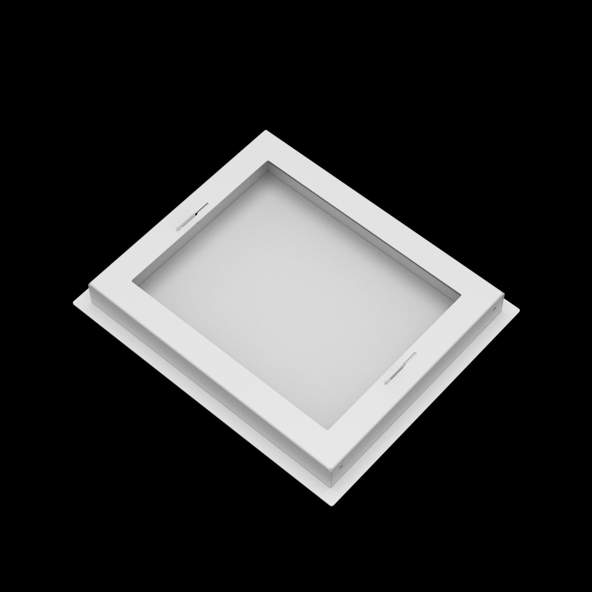 10x12 wall vent cover, back view