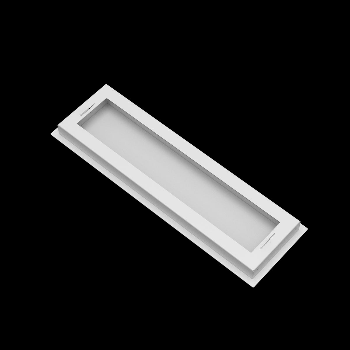6x21 wall vent cover, back view