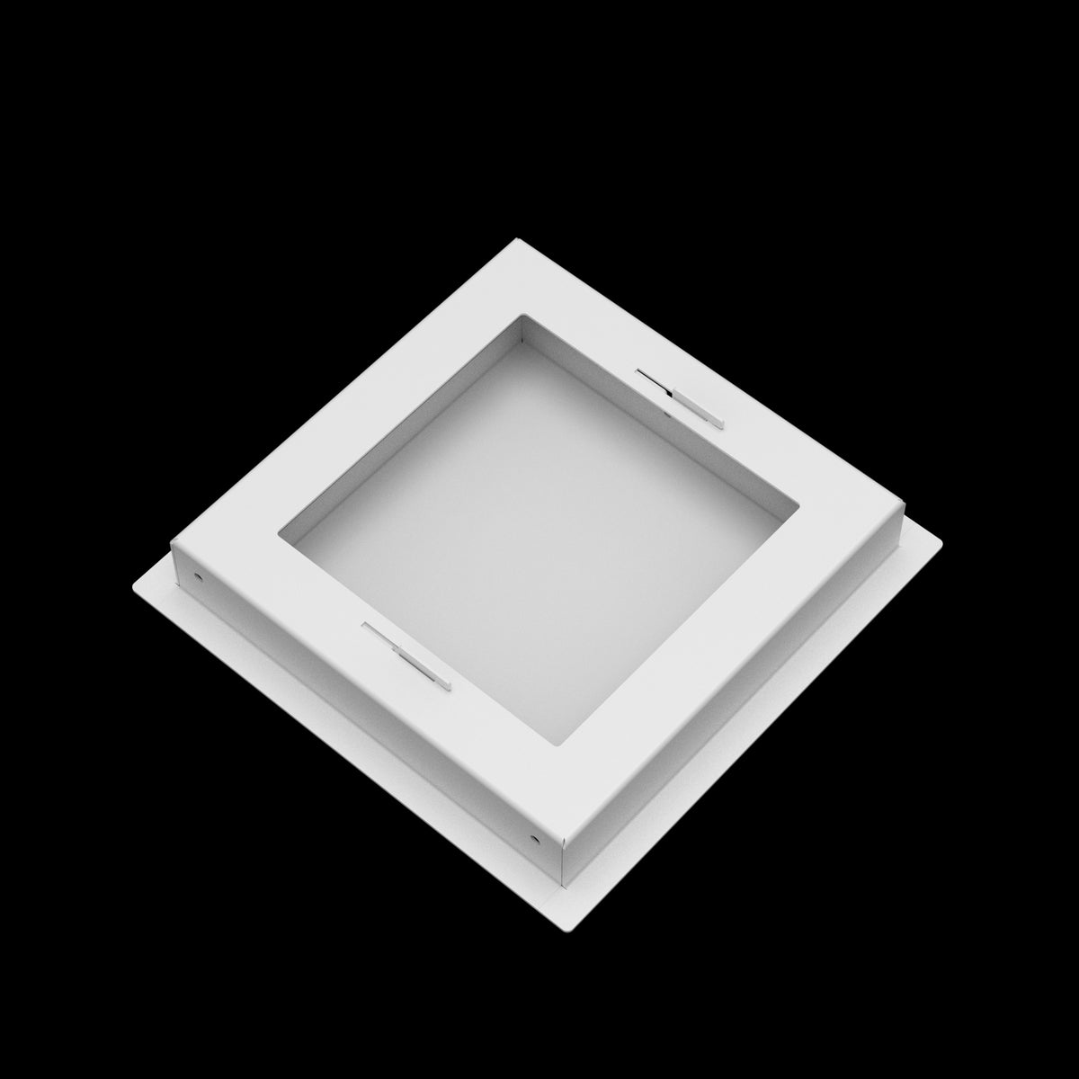 8x8 wall vent cover, back view