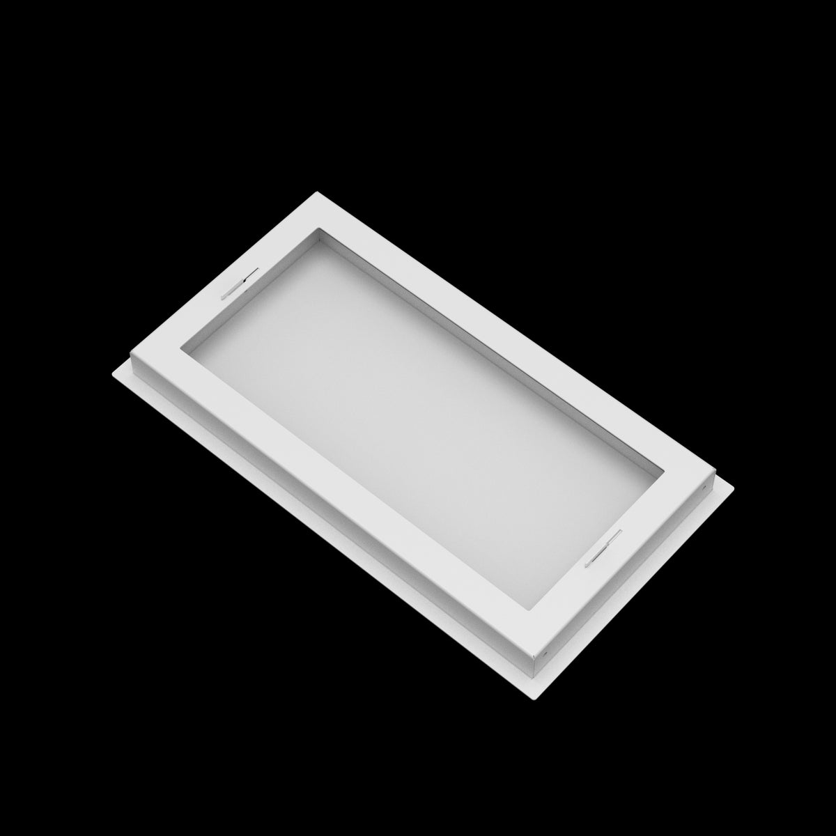 9x17 wall vent cover, back view