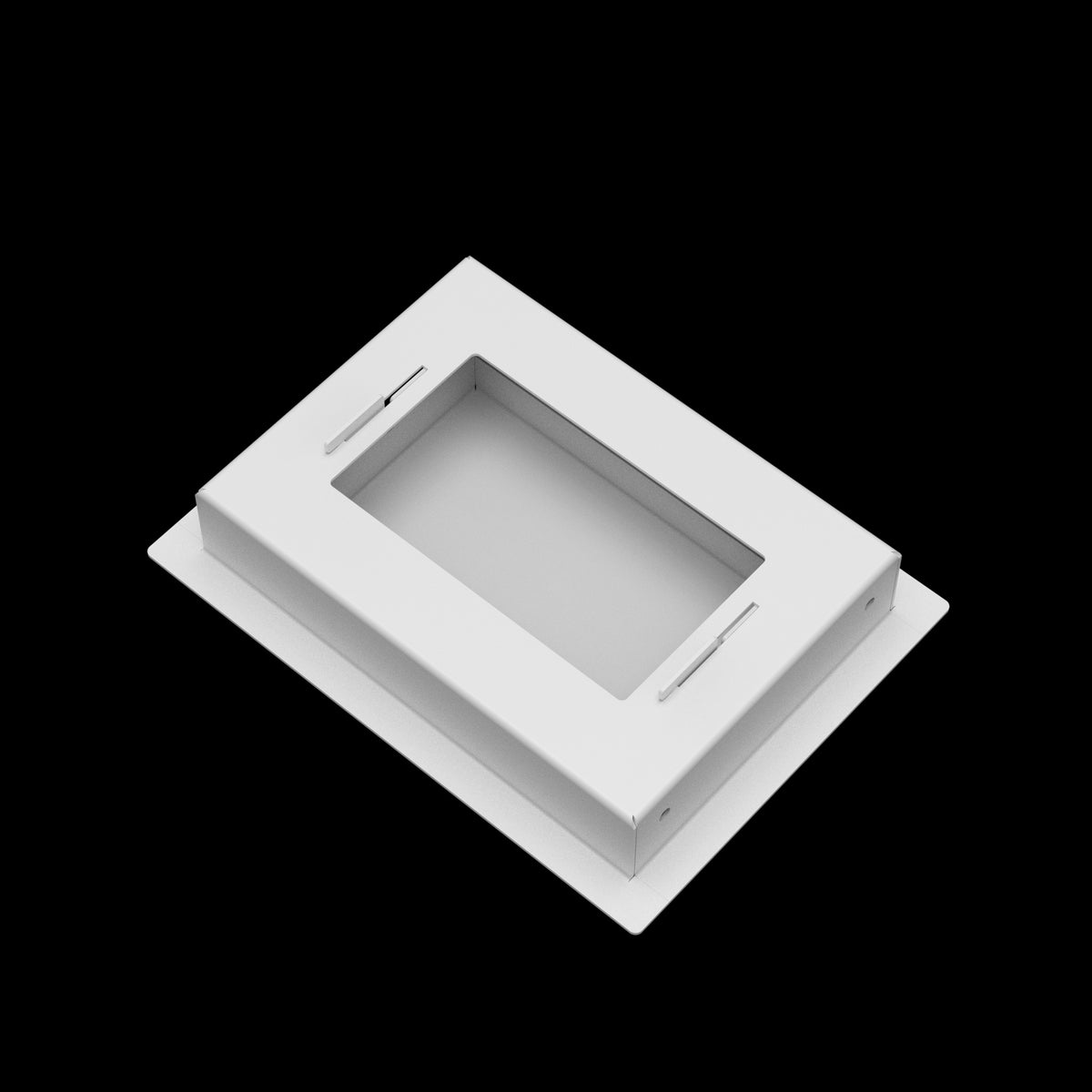 5x7 wall vent cover, back view