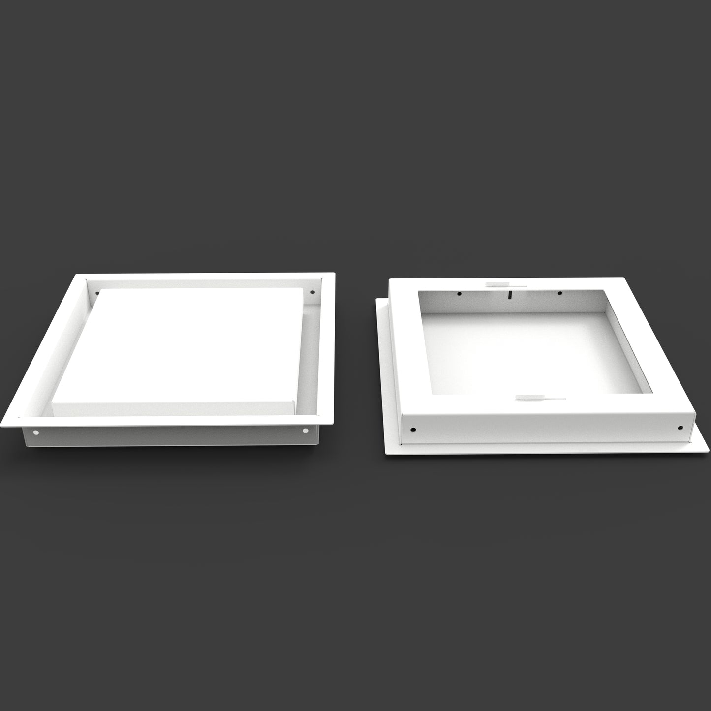 10x10- Wall Vent - Modern Vent Cover - TRM Metal