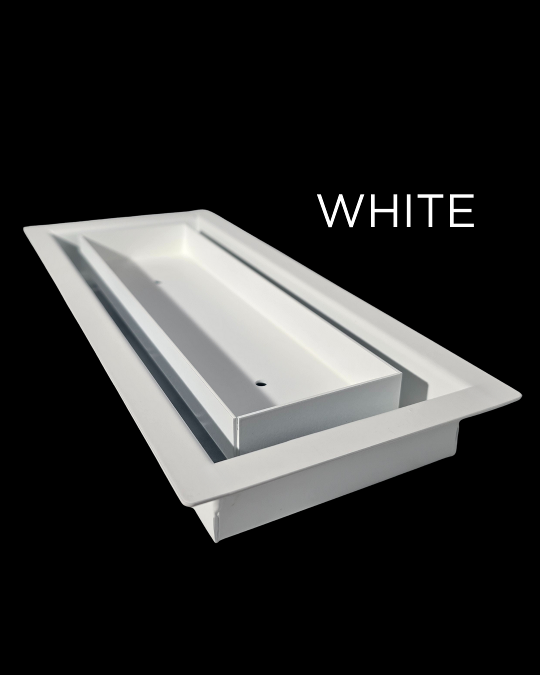 6x8 Classic Drop-in Air Vent, Flush Floor-Matching, All Metal, Floor Vent Cover (8x6)