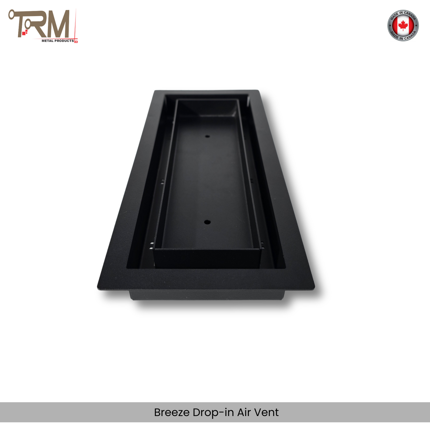 3x10 (10x3) - Breeze Model - Drop-in Air Vent, Floor-Matching, All Metal, Air Vent Cover