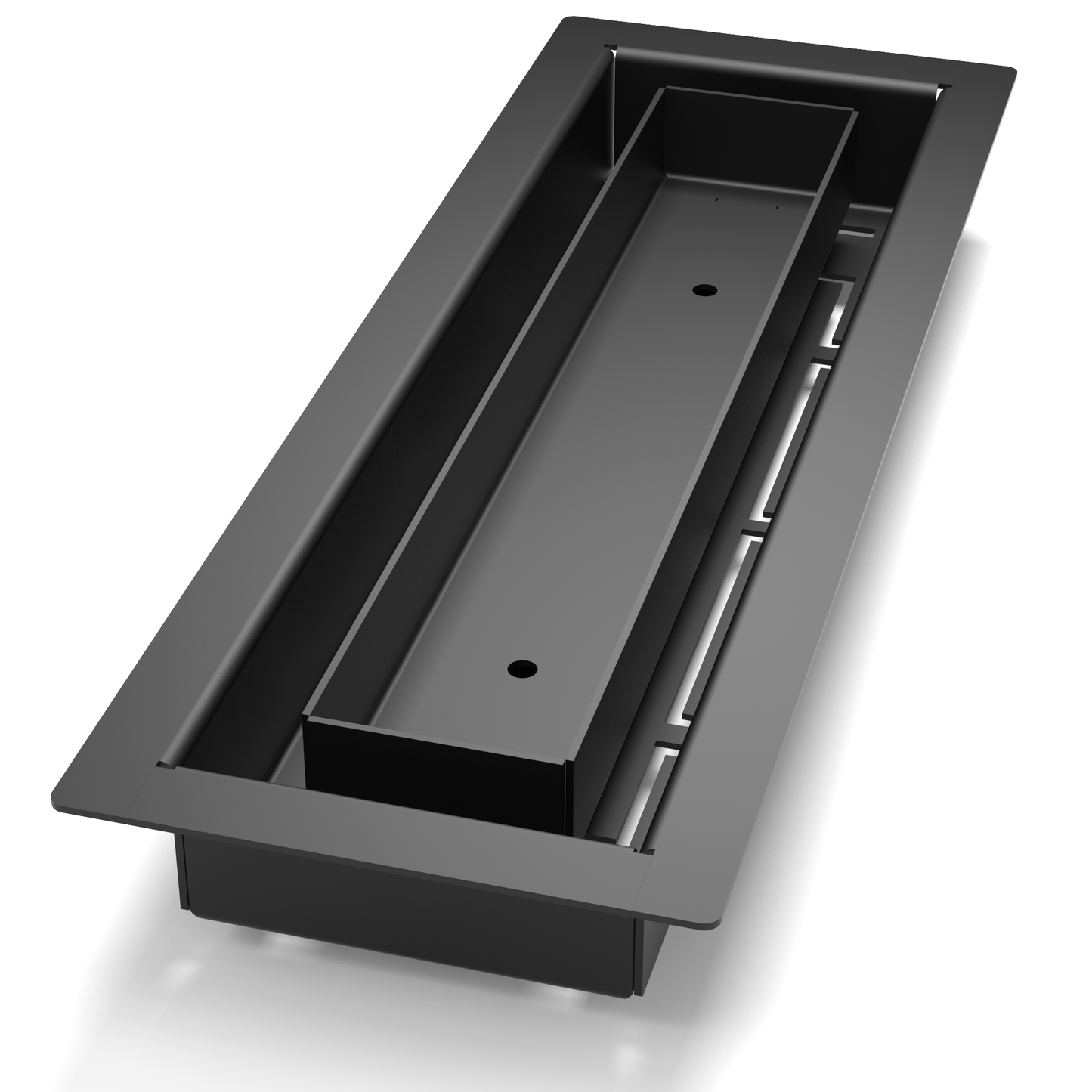 3x23.5 Classic Drop-in Air Vent, Flush Floor-Matching, All Metal, Floor Vent Cover (23.5x3)