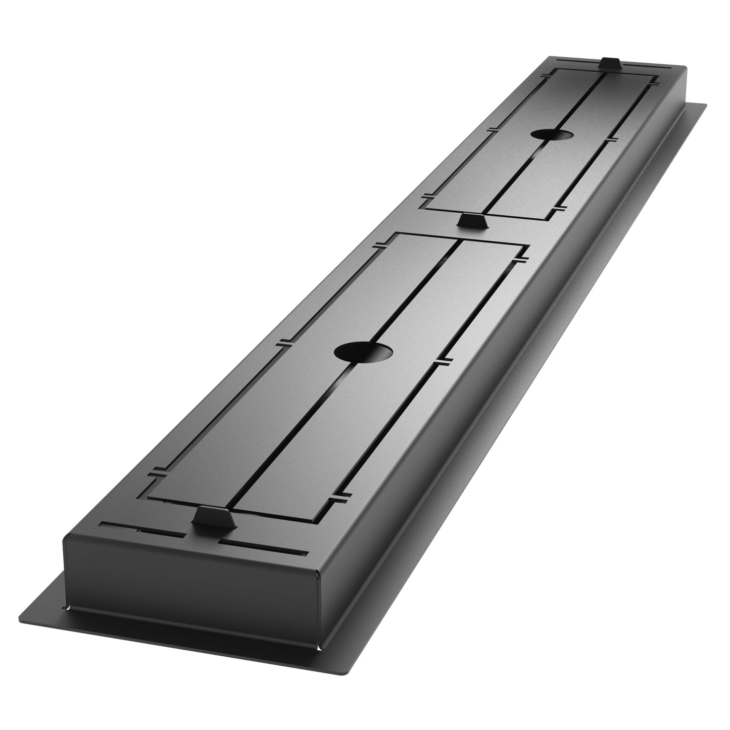 4x30 Classic Drop-in Air Vent, Flush Floor-Matching, All Metal, Floor Vent Cover (30x4)