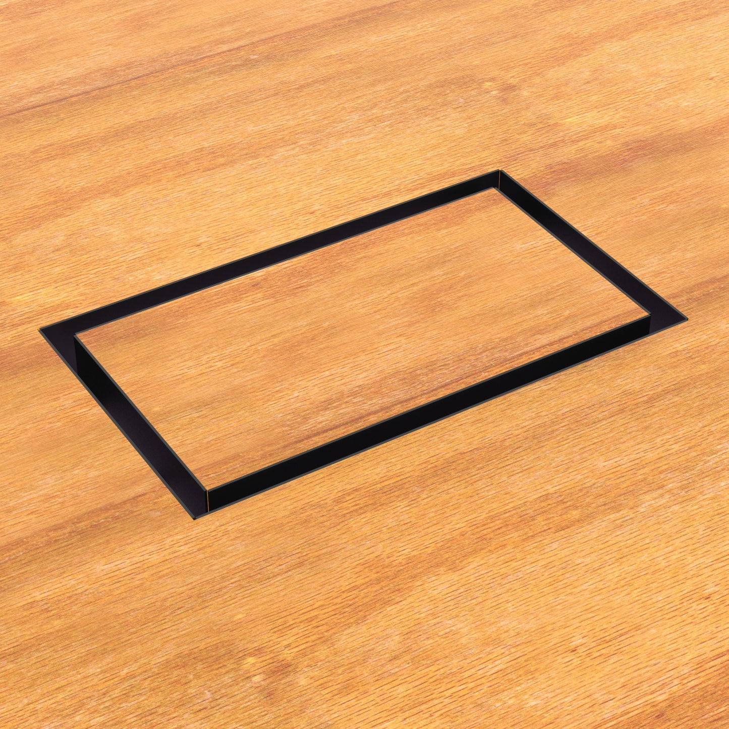 4x10 Undermount Air Vent, Floor-Matching, All Metal, Flush Floor Vent Cover (10x4)