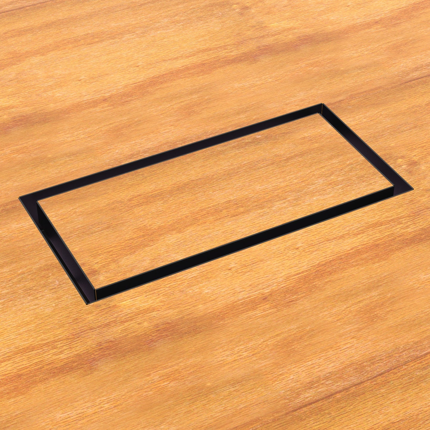4x10 Undermount Air Vent, Floor-Matching, All Metal, Flush Floor Vent Cover (10x4)