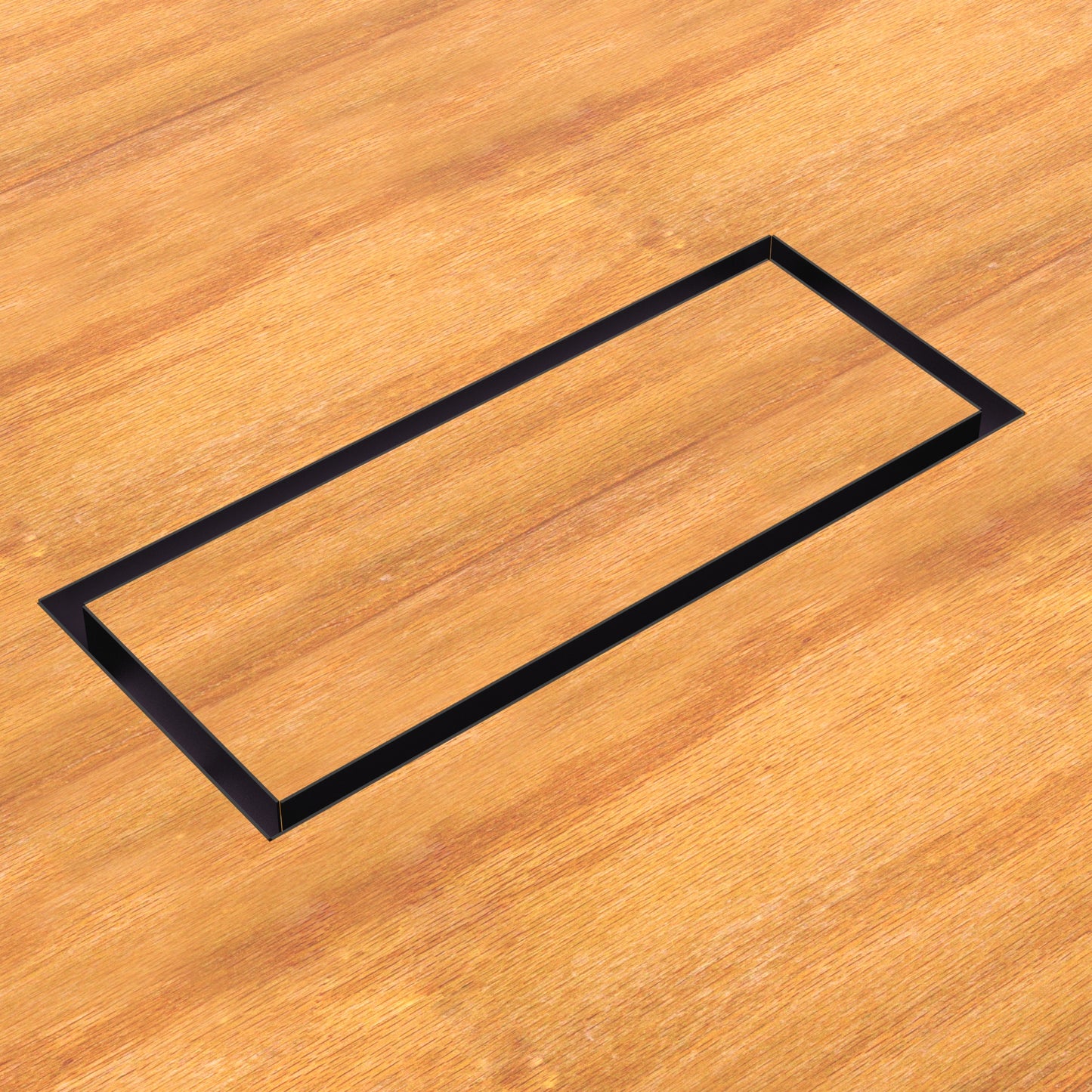 4x10 Undermount Air Vent, Floor-Matching, All Metal, Flush Floor Vent Cover (10x4)