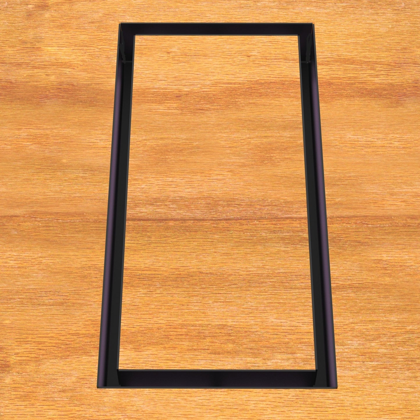 4x10 Undermount Air Vent, Floor-Matching, All Metal, Flush Floor Vent Cover (10x4)