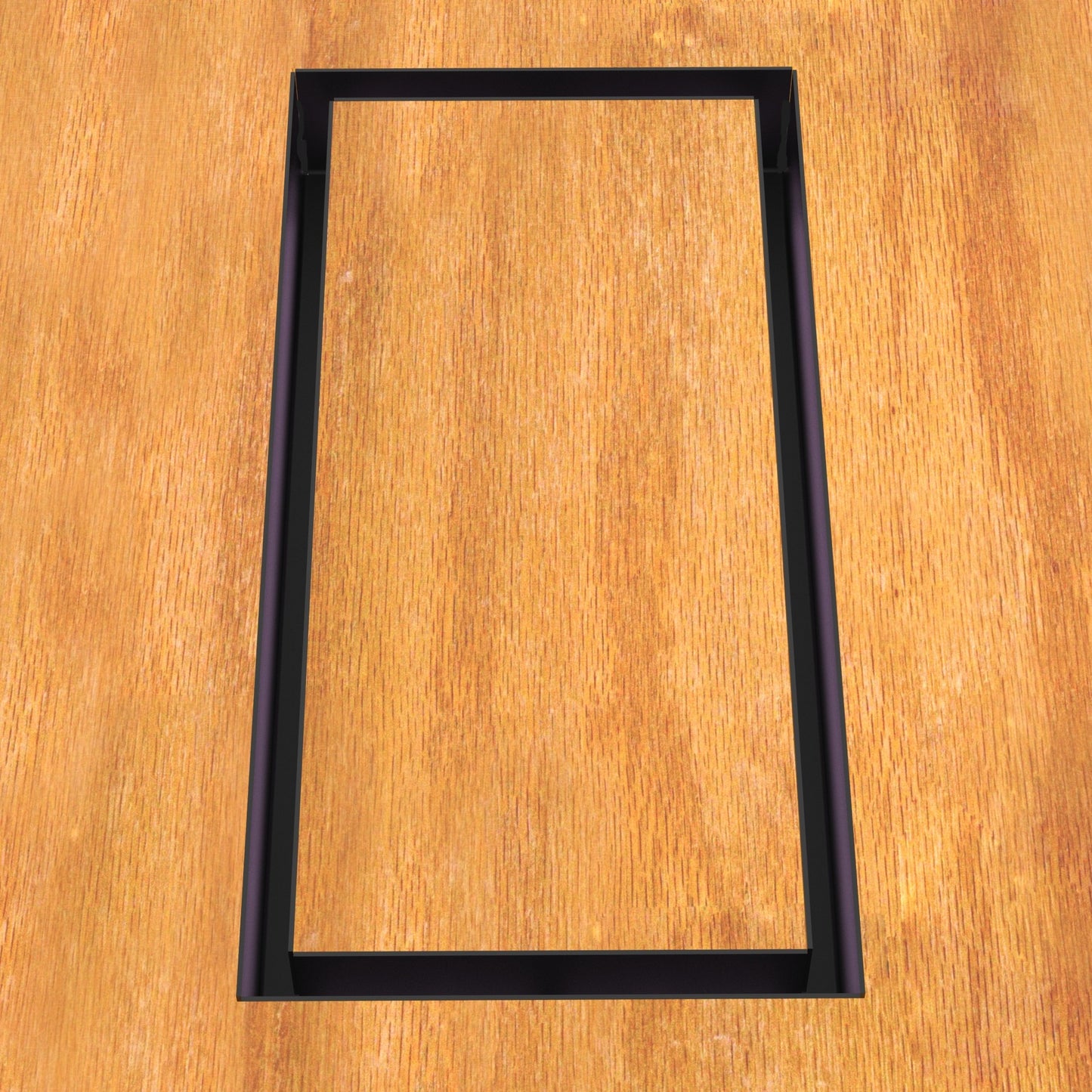 4x10 Undermount Air Vent, Floor-Matching, All Metal, Flush Floor Vent Cover (10x4)
