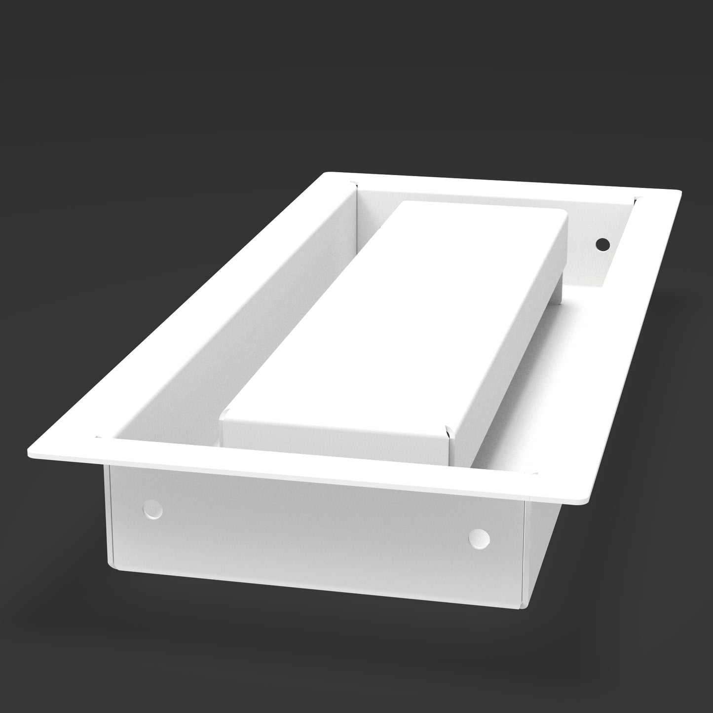 4x10 - Wall Vent - Modern Vent Cover - Return Air Vent - TRM Metal