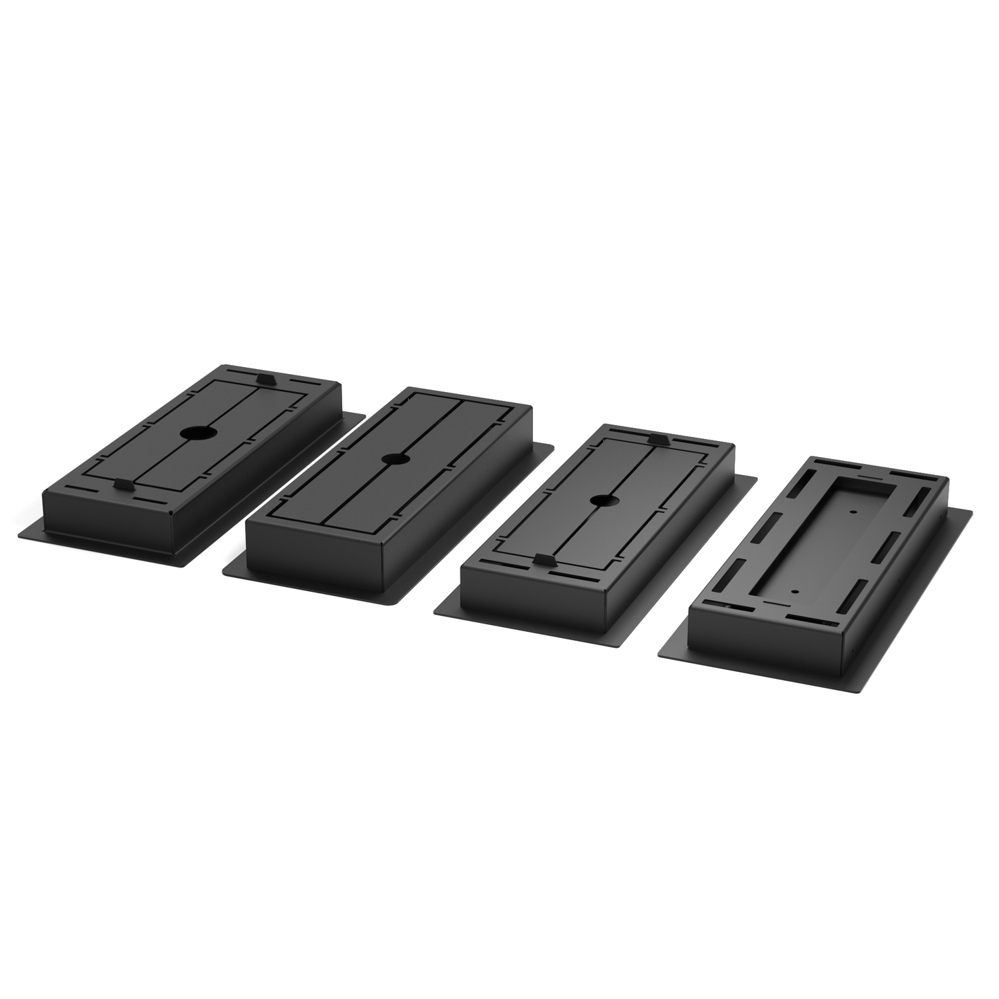 4x10 - Breeze Model - Drop-in Air Vent, Floor-Matching, All Metal, Air Vent Cover