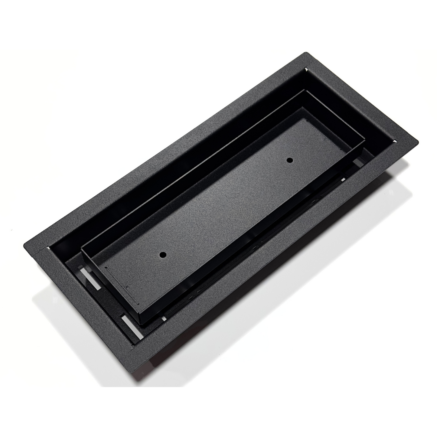 6x12 Classic Drop-in Air Vent, Flush Floor-Matching, All Metal, Floor Vent Cover (12x6)