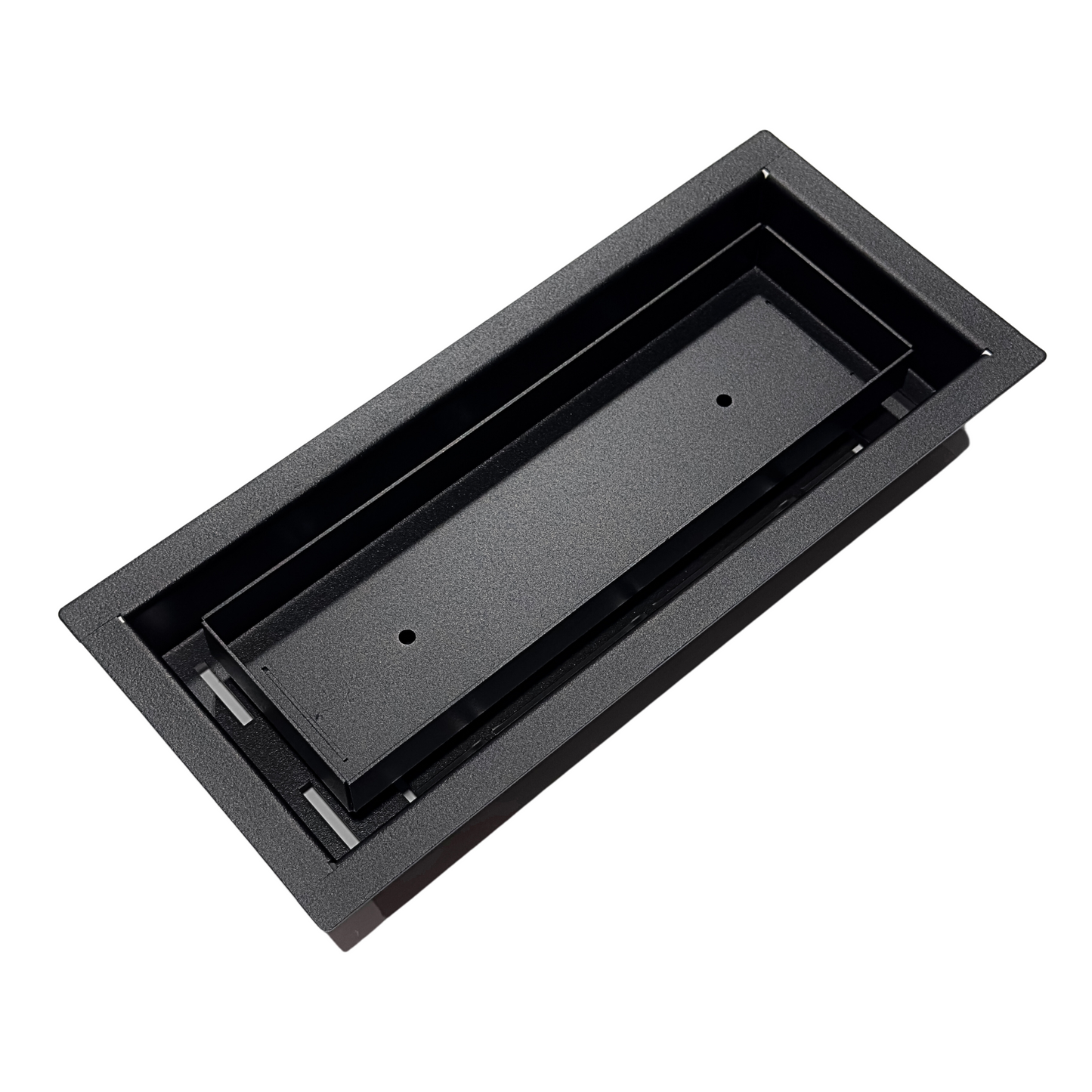 4x12 Classic Drop-in Air Vent, Flush Floor-Matching, All Metal, Floor Vent Cover (12x4)