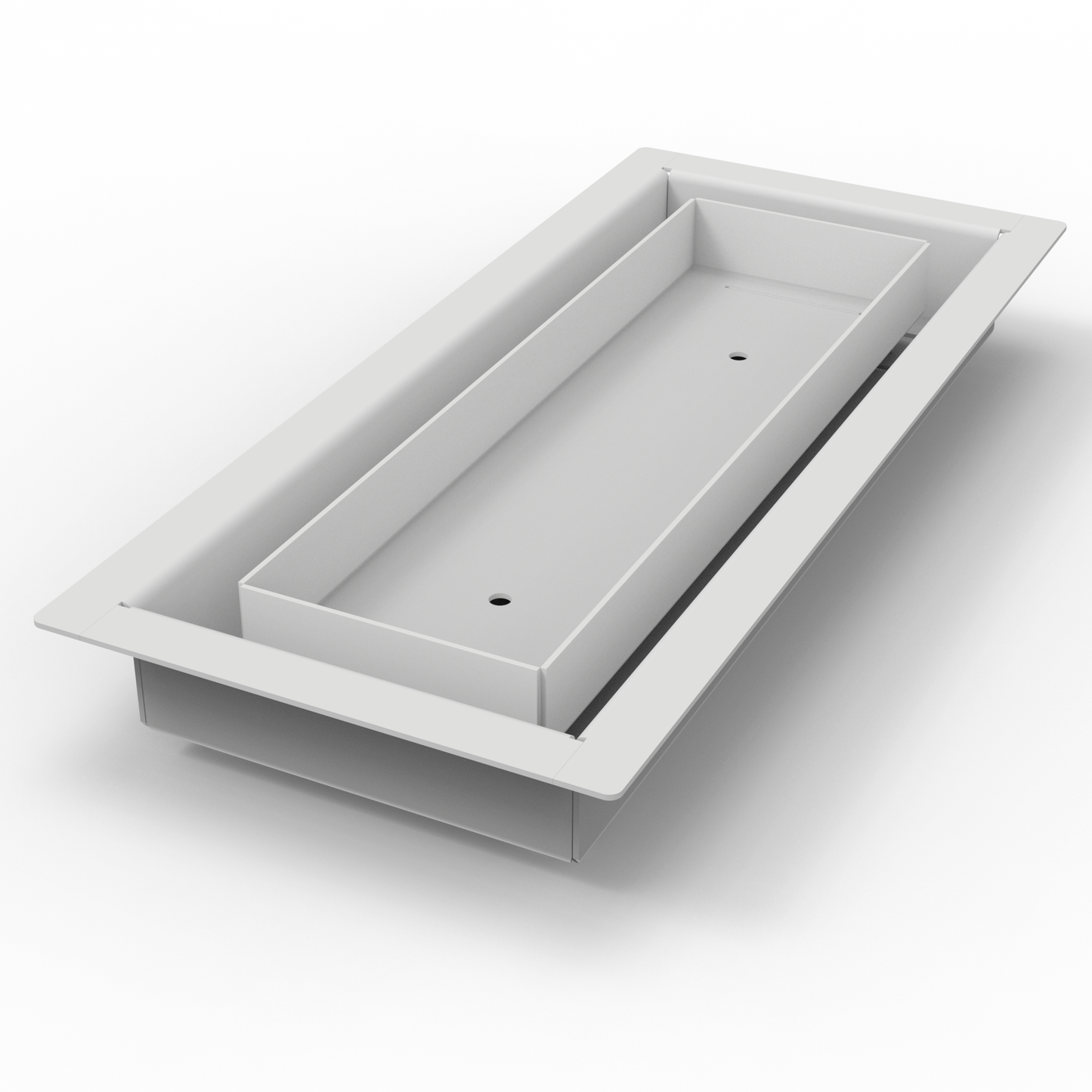 3x10 (10x3) - Breeze Model - Drop-in Air Vent, Floor-Matching, All Metal, Air Vent Cover