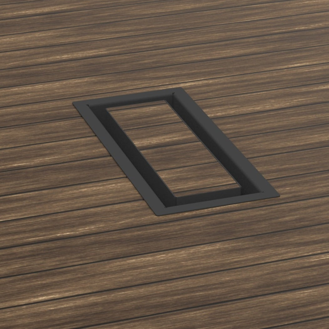 3x12 Classic Drop-in Air Vent, Flush Floor-Matching, All Metal, Floor Vent Cover (12x3)