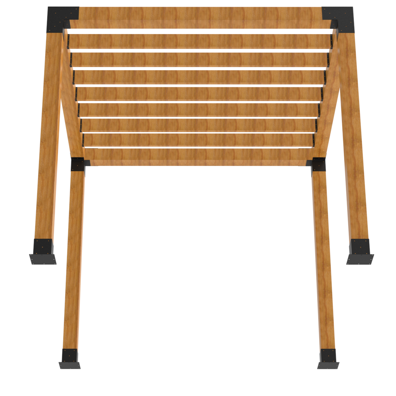 Pergola Kit with Rafter Brackets -4x4