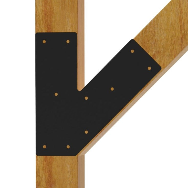 45 Degree Angled Flat Bracket - Acute 45 Mending Plate - Connector Plates