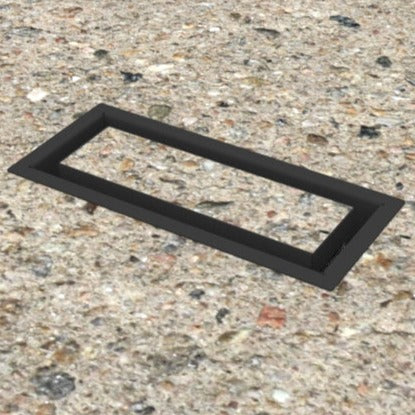 4x12 (12x4) - Breeze Model - Drop-in Air Vent, Floor-Matching, All Metal, Air Vent Cover