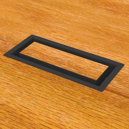 4x12 Classic Drop-in Air Vent, Flush Floor-Matching, All Metal, Floor Vent Cover (12x4)