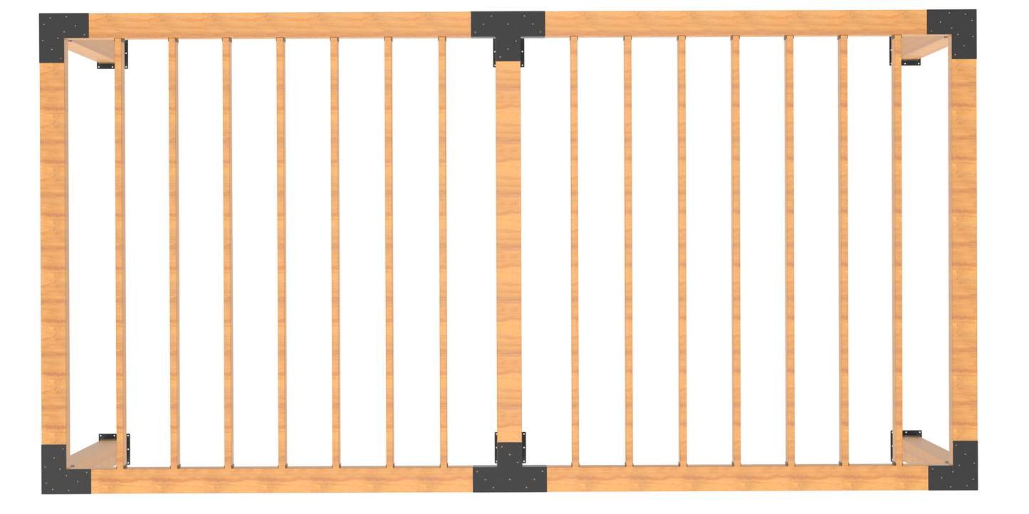 X Tender Kit with Rafter Brackets - 6x6