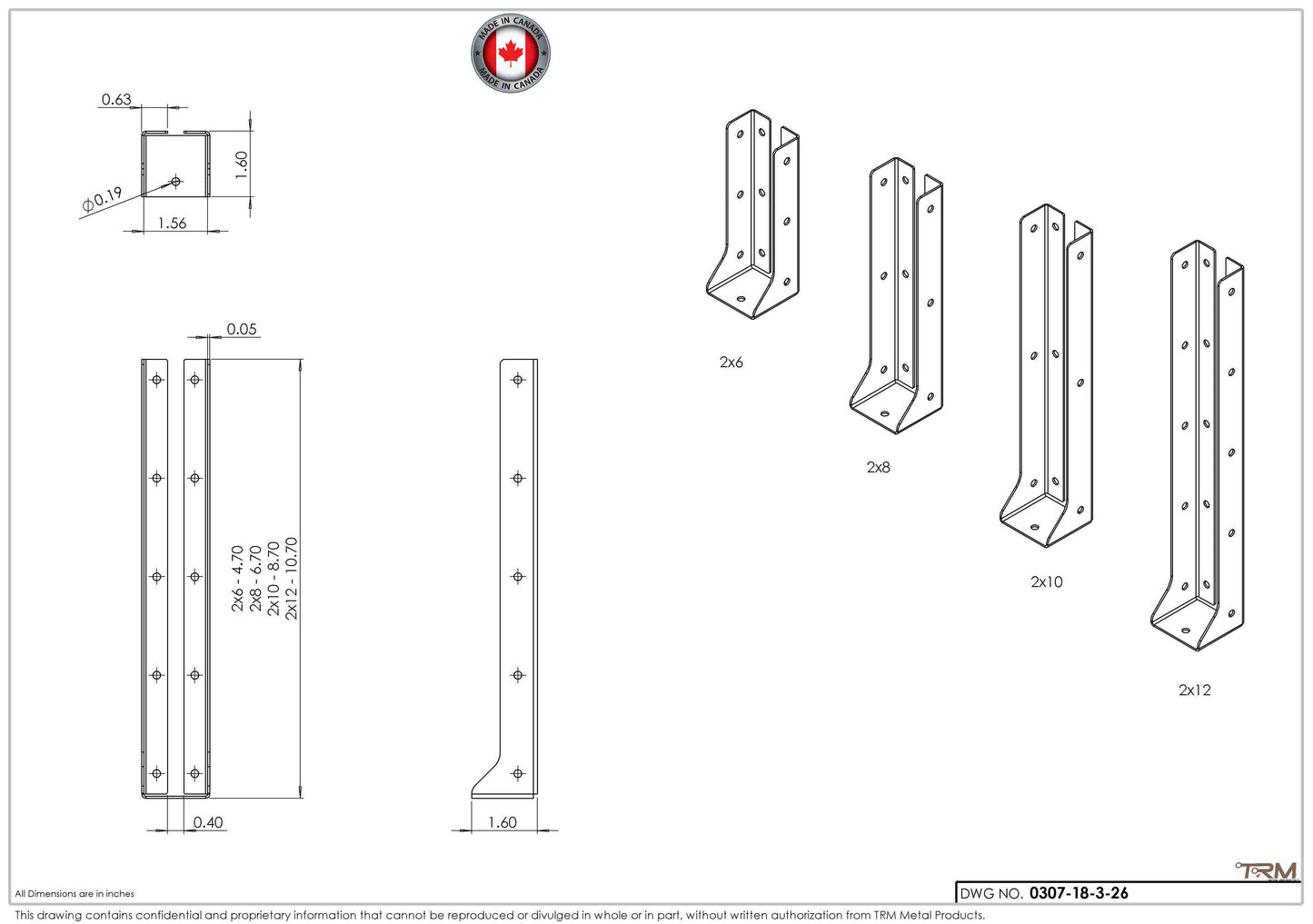 Joist Hanger (Finished Ends)