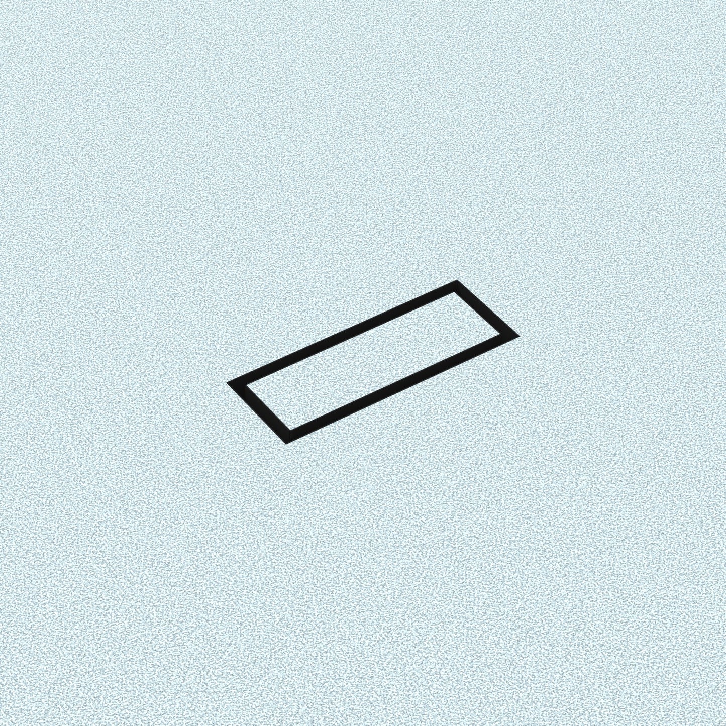 Undermount Air Vent, Floor-Matching, All Metal, Flush Floor Vent Cover