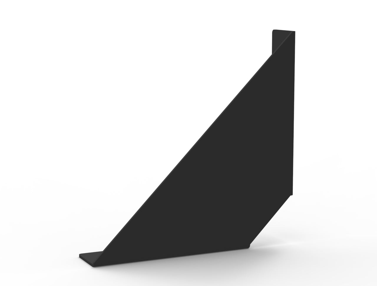 Smart Angle Shelf Brackets - Black - 14G Gauge