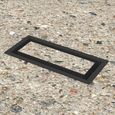 3x12 Classic Drop-in Air Vent, Flush Floor-Matching, All Metal, Floor Vent Cover (12x3)