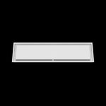 10x37 ceiling vent cover, front view