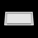 8x15 wall vent cover, front view