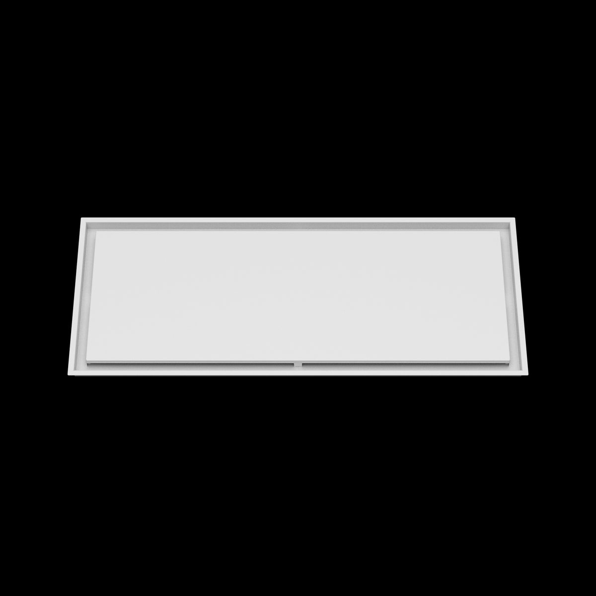 17x42 ceiling vent cover, front view
