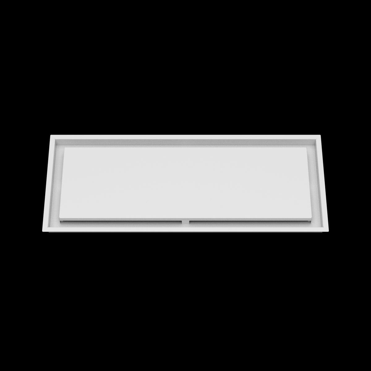 11x28 ceiling vent cover, front view