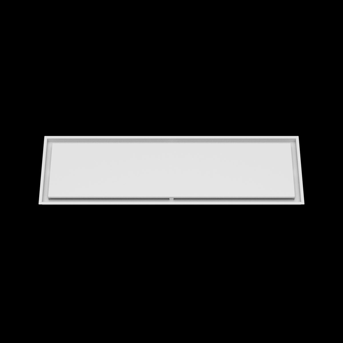 14x47 ceiling vent cover, front view