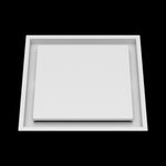 13x14 ceiling vent cover, front view
