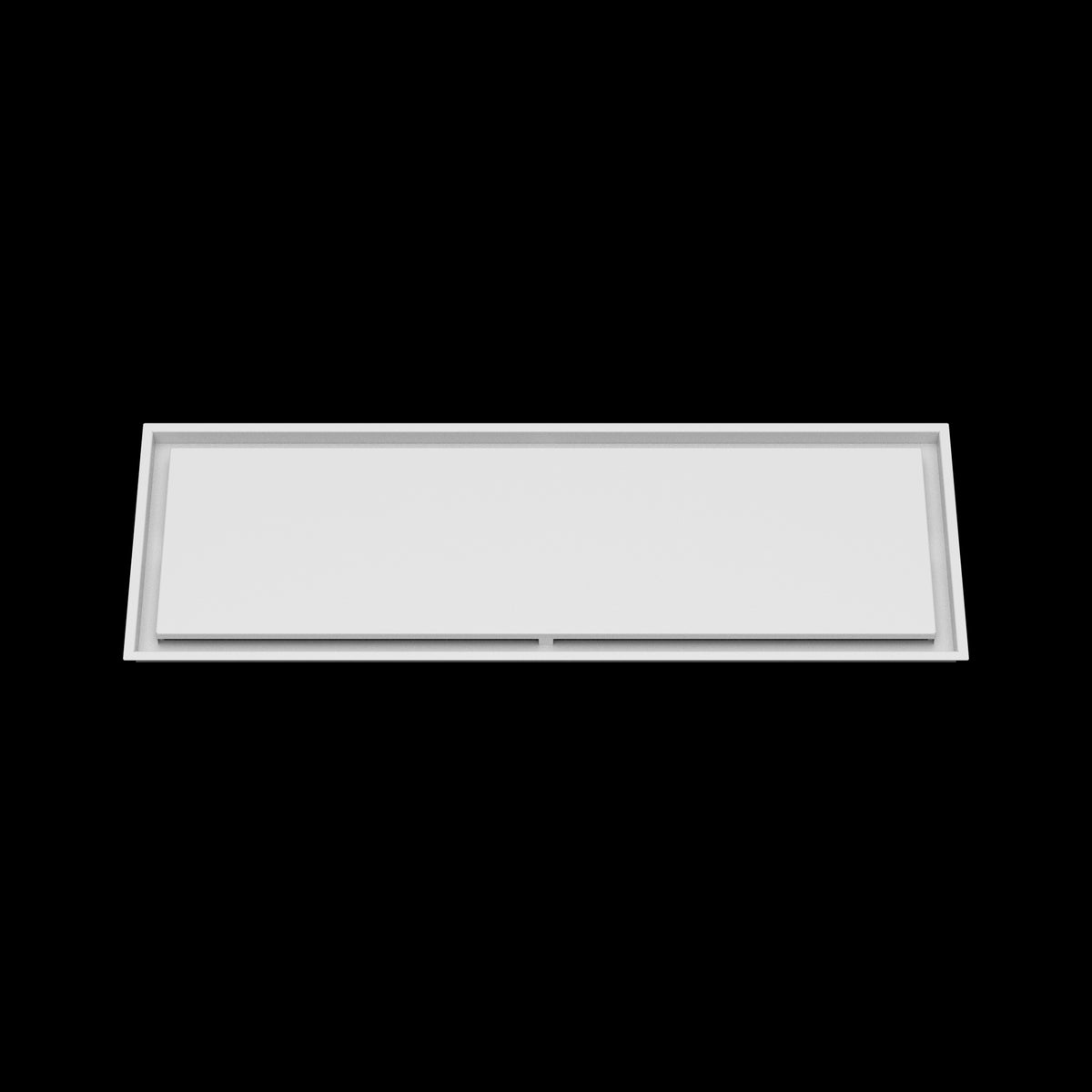 14x43 ceiling vent cover, front view