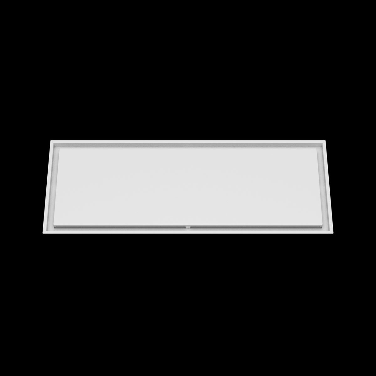 17x45 ceiling vent cover, front view