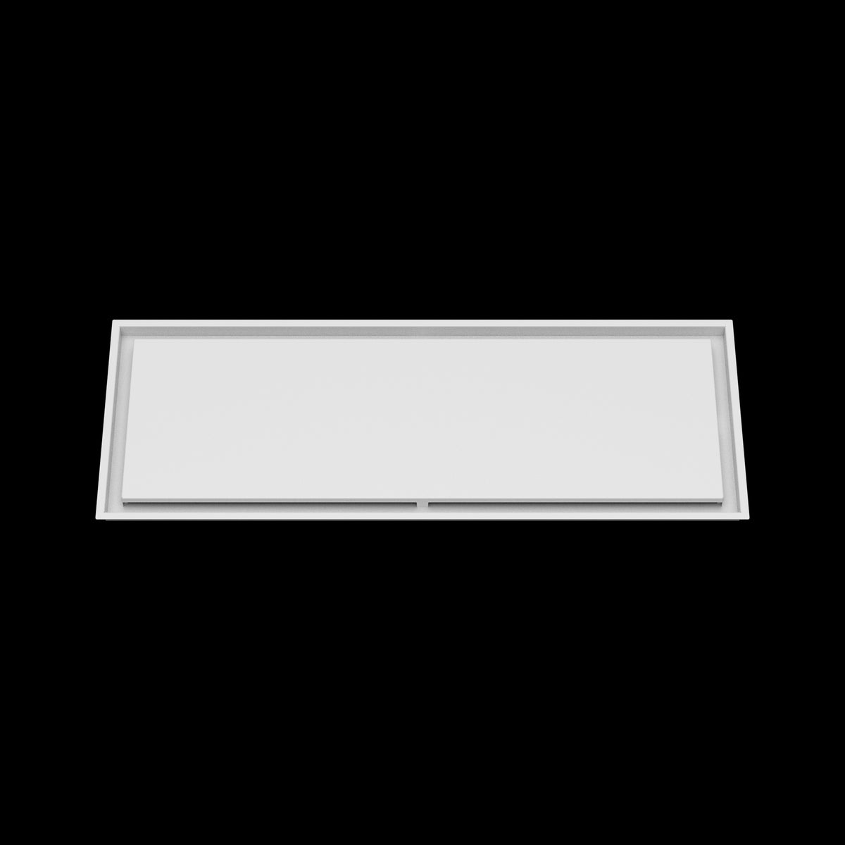 15x42 ceiling vent cover, front view