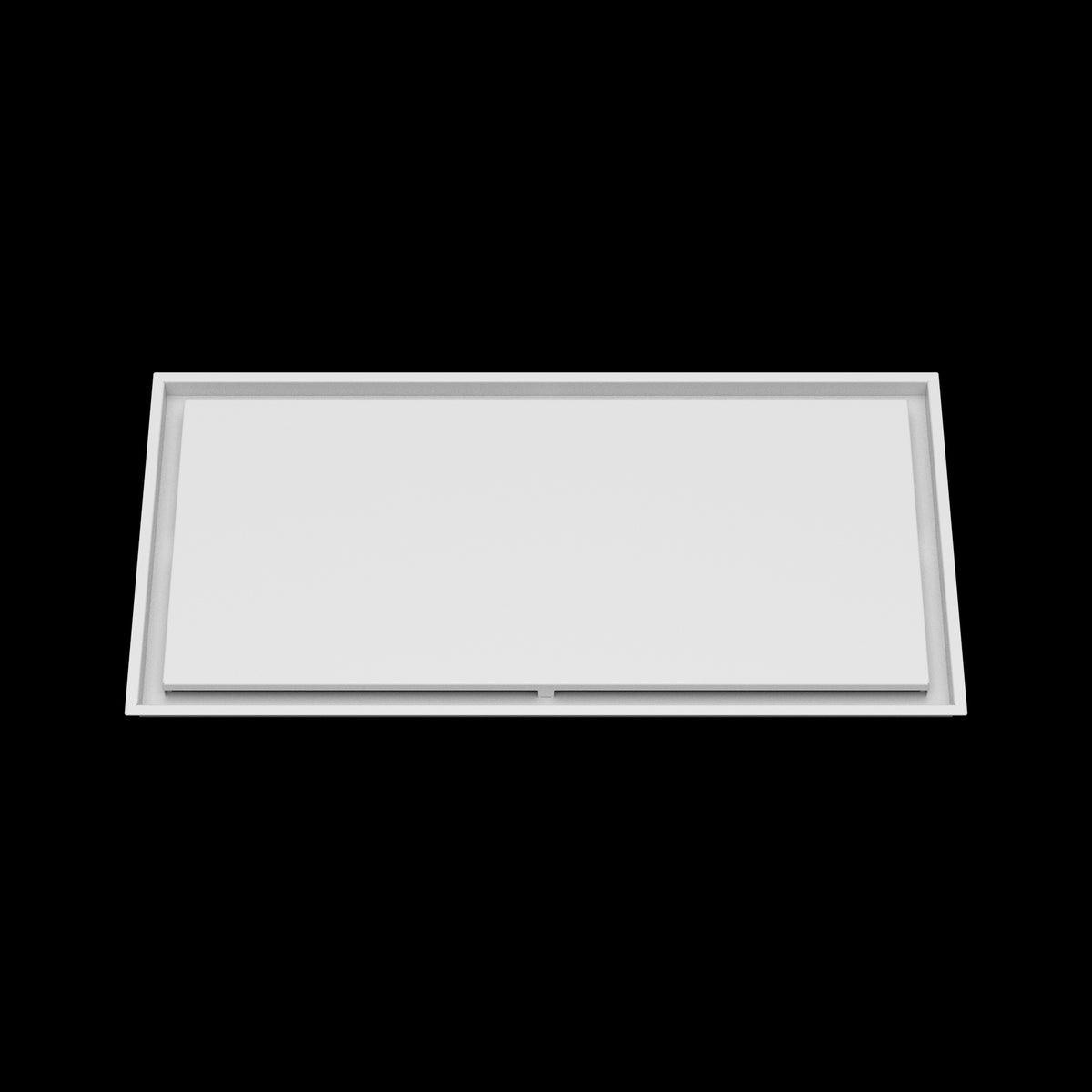 18x37 ceiling vent cover, front view