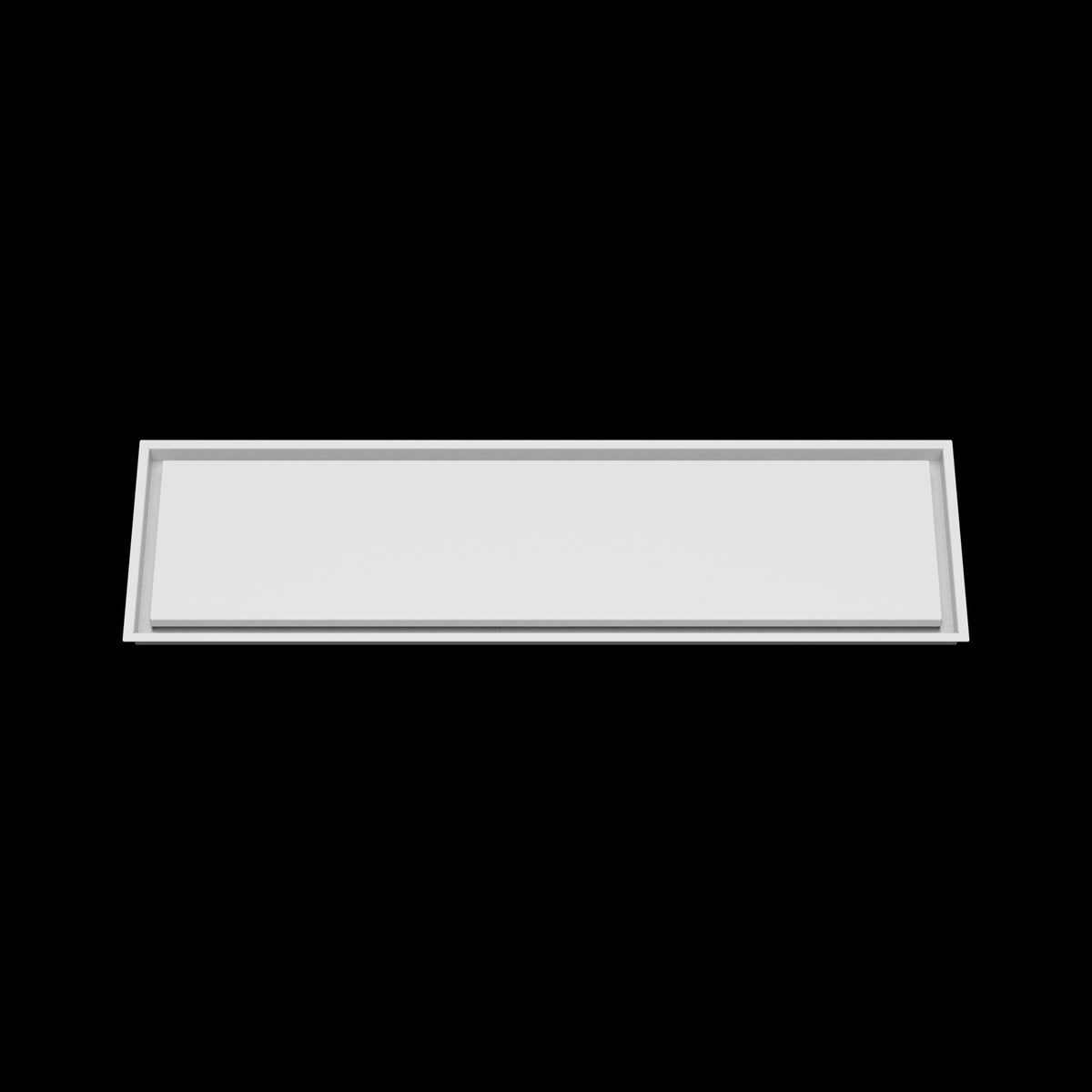 12x44 wall vent cover, front view
