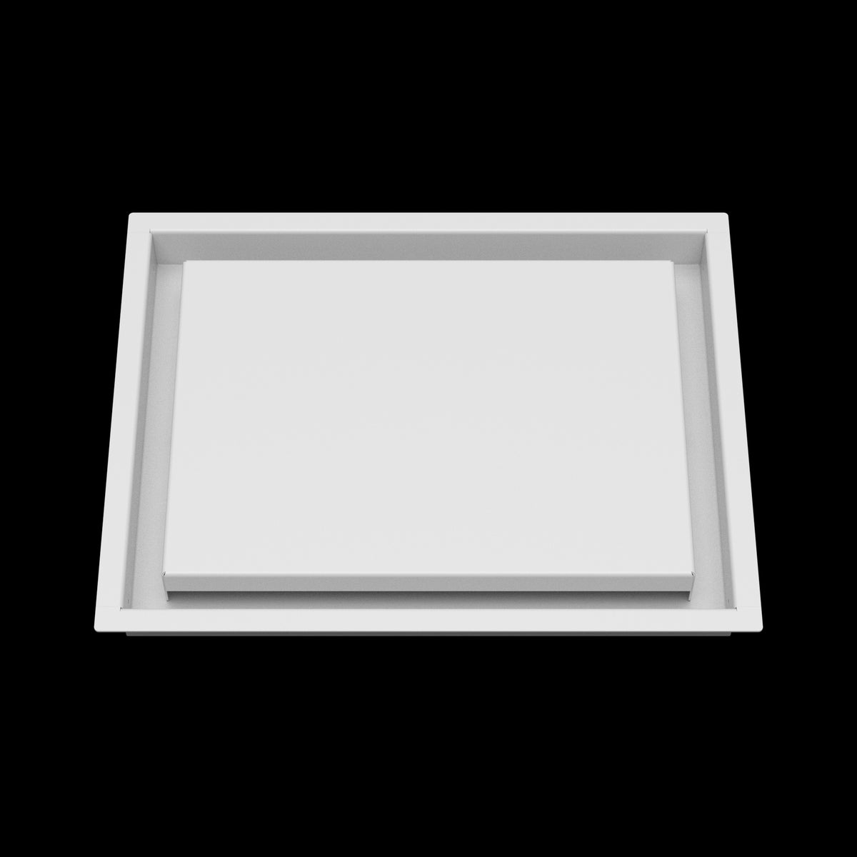 10x13 wall vent cover, front view