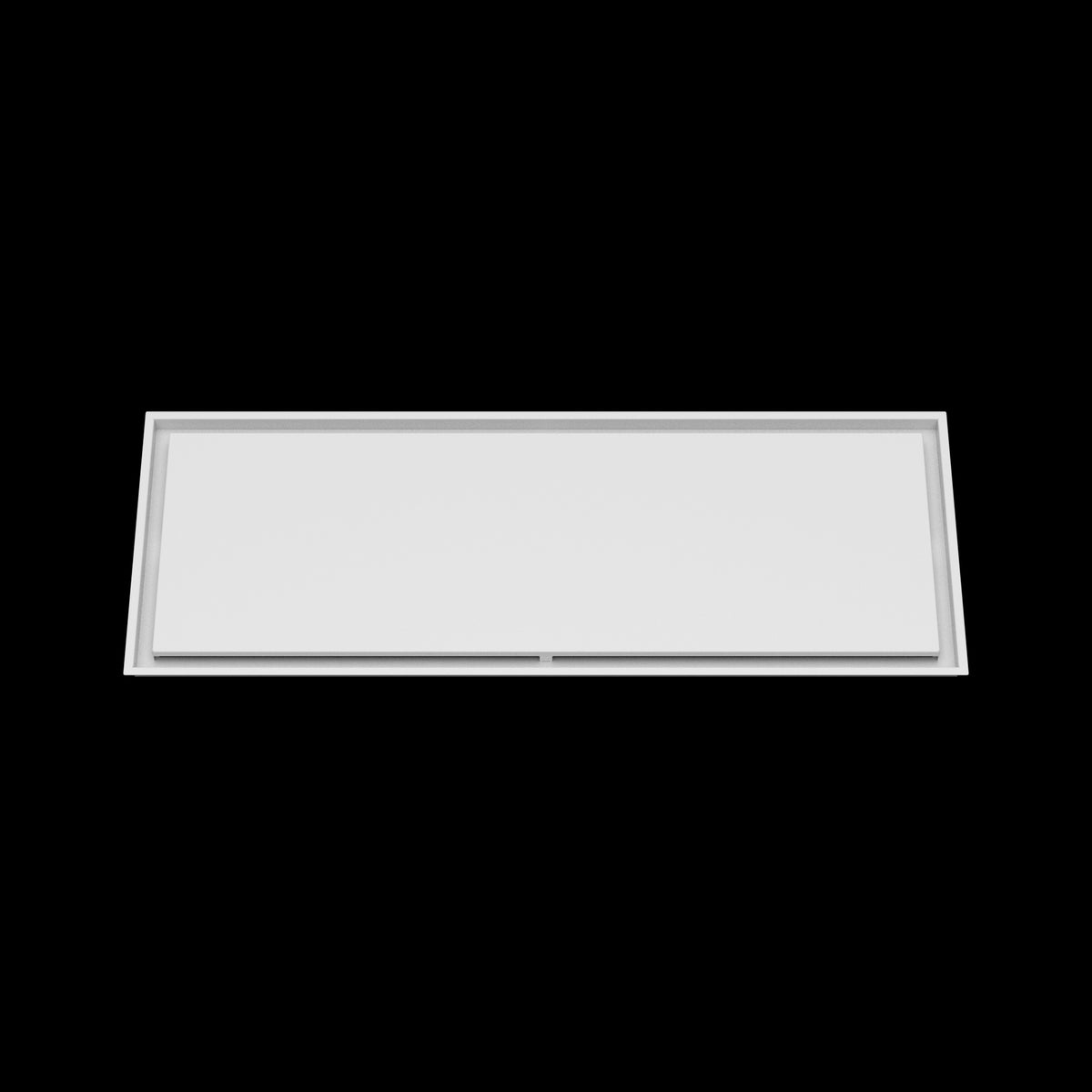 18x49 ceiling vent cover, front view