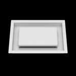 6x9 ceiling vent cover, front view