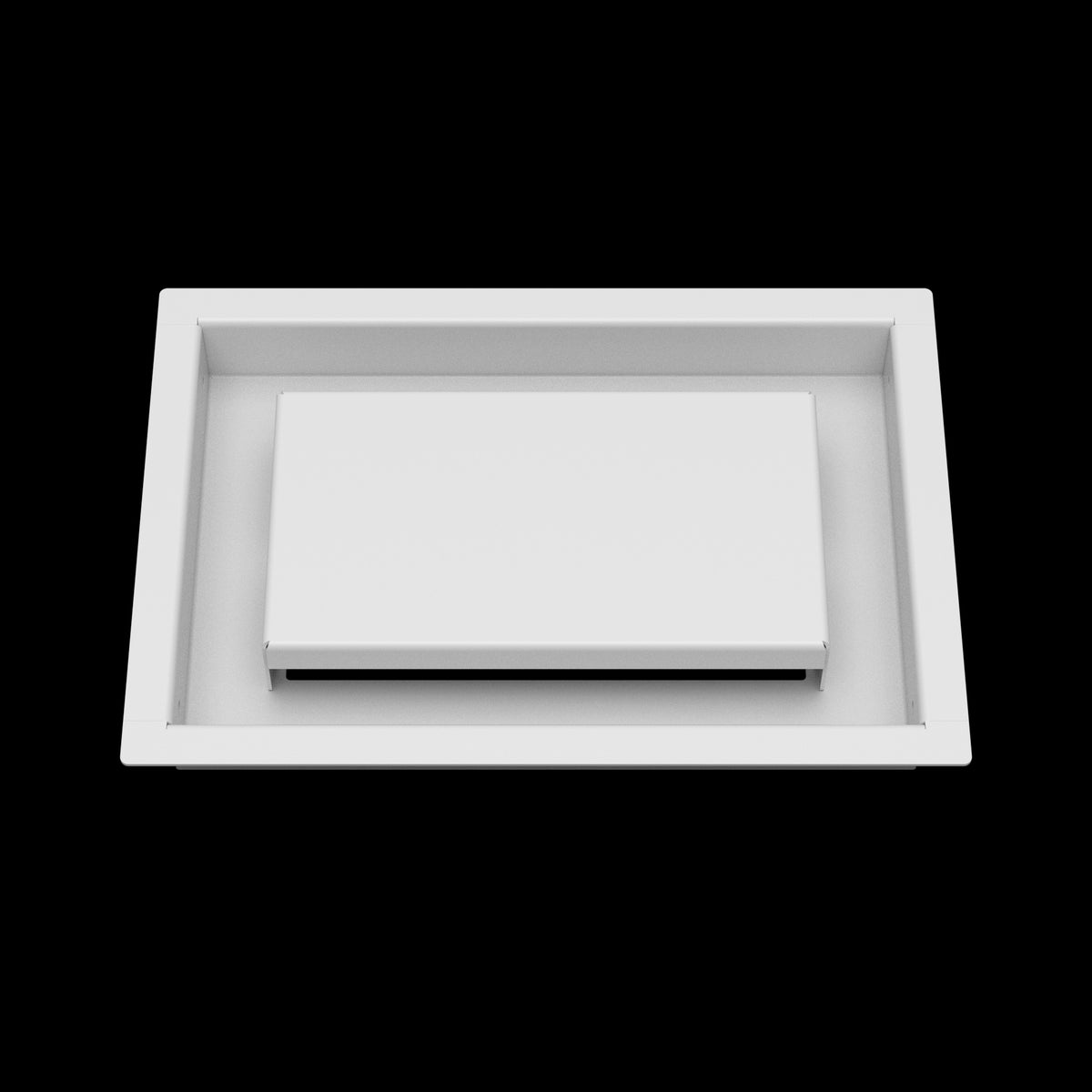 6x9 ceiling vent cover, front view