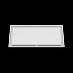 13x28 ceiling vent cover, front view