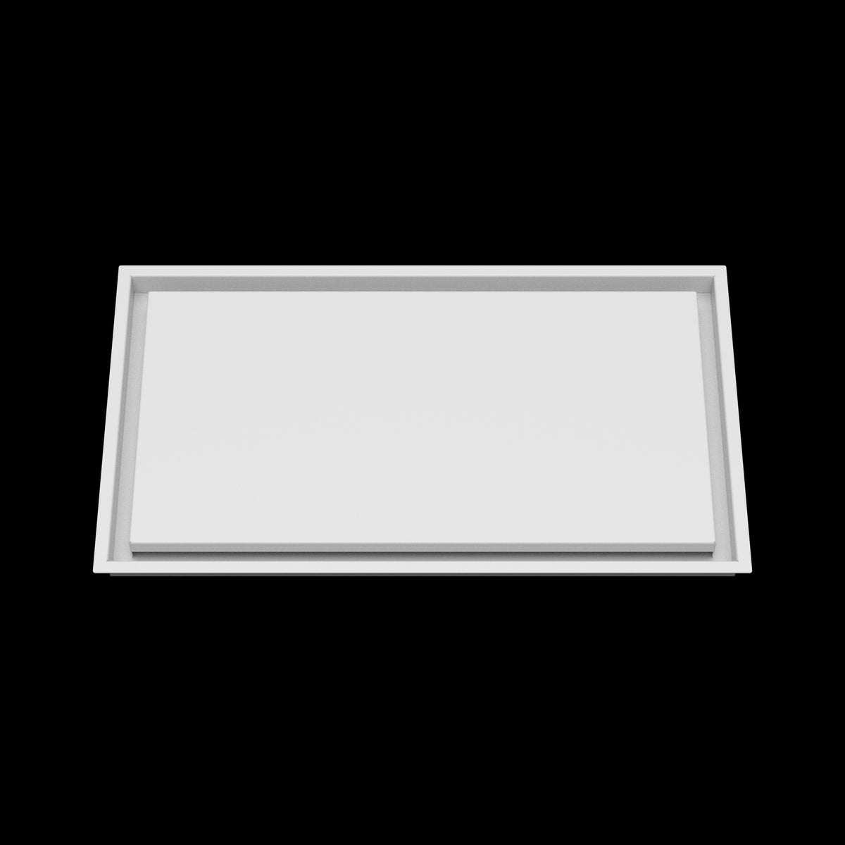 14x25 wall vent cover, front view